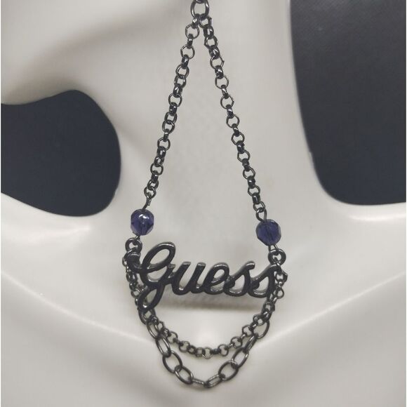 Guess designer chandelier earrings dangle‎ for pierced ears - Picture 1 of 3